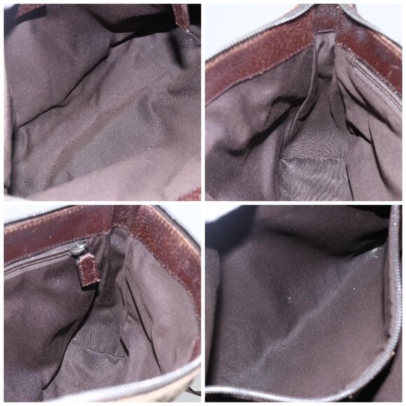 GUCCI GG Canvas Shoulder Bag Beige Silver 114273 Auth 146694 - Picture 16 of 16